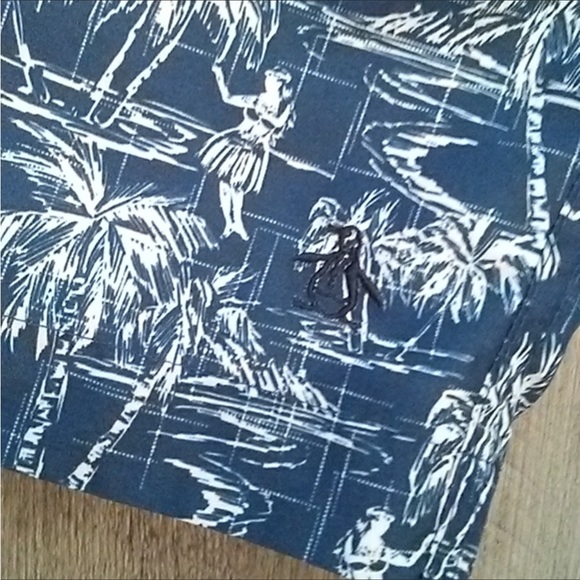 Original Penguin Hula Girl Swim Shorts - Picture 3 of 8